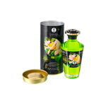 Масло для массажа Shunga Organic Exotic Green Tea, разогревающее, зелёный чай, 100 мл