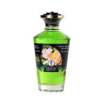 Масло для массажа Shunga Organic Exotic Green Tea, разогревающее, зелёный чай, 100 мл