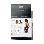 Платье с чокером Glossy Ivy из материала Wetlook, черное, S