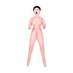 Кукла надувная Dolls-X by TOYFA Violet, брюнетка, с тремя отверстиями, кибер вставка: вагина