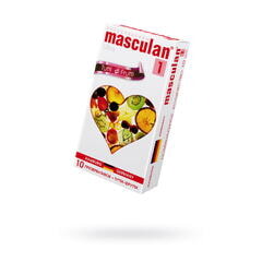 Презервативы Masculan, ultra 1, тутти-фрутти, 19 см, 5,3 см, 10 шт.