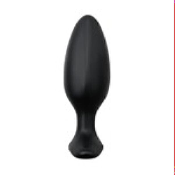 Анальная втулка LOVENSE Hush 2 (M), силикон, черная, 13,5 см