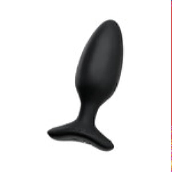 Анальная втулка LOVENSE Hush 2 (M), силикон, черная, 13,5 см