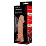 Насадка на фаллос с отверстием для мошонки COCK SLEEVE