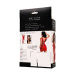 Платье Glossy Bessie из материала Wetlook, красный, S