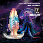 Ebon Leviathan, анальная пробка, увеличивающаяся в размере, серии Power Monsters, 18 см